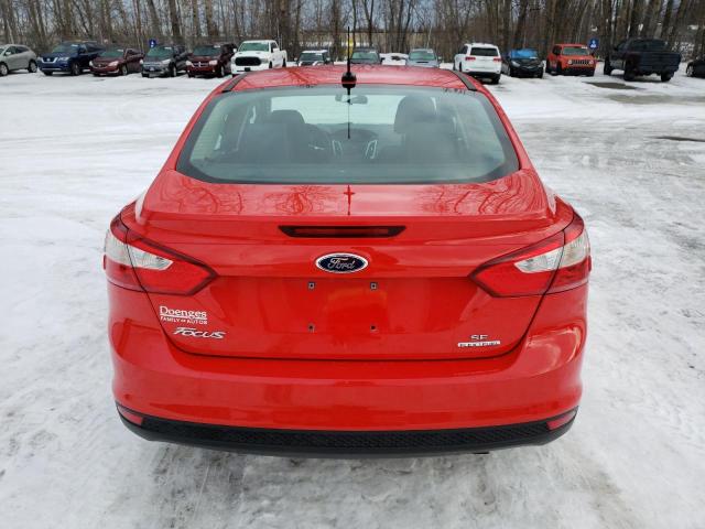 1FADP3F20EL390164 - 2014 FORD FOCUS SE RED photo 6