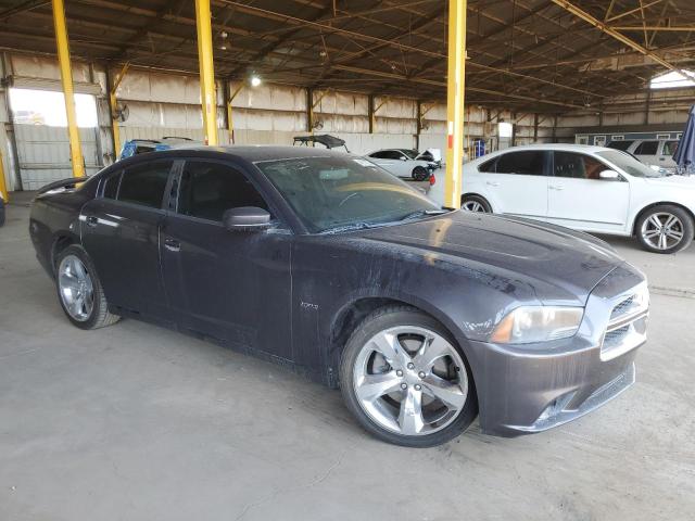 2C3CDXCT9DH737882 - 2013 DODGE CHARGER R/T GRAY photo 4