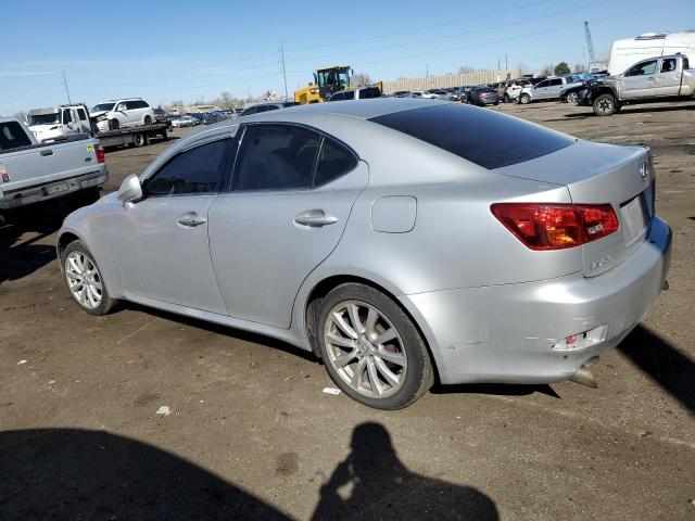 JTHCK262165002023 - 2006 LEXUS IS 250 SILVER photo 2