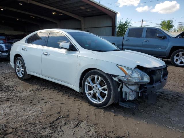 1N4AA5AP2EC483254 - 2014 NISSAN MAXIMA S WHITE photo 4