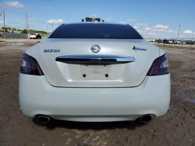 1N4AA5AP2EC483254 - 2014 NISSAN MAXIMA S WHITE photo 6