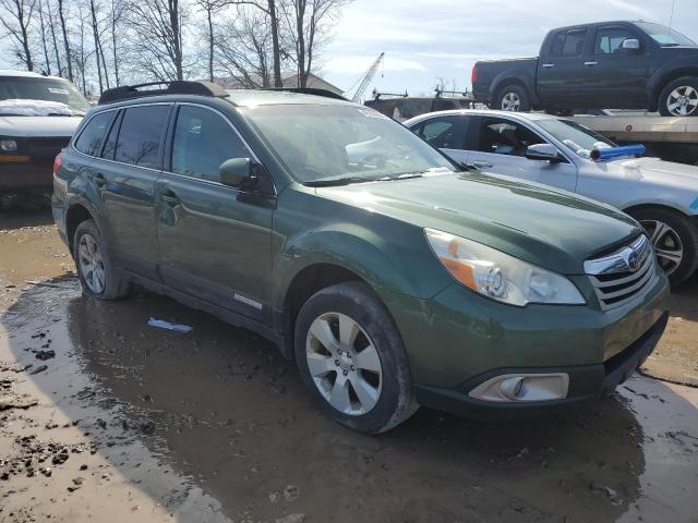 4S4BRBCC7B3362758 - 2011 SUBARU OUTBACK 2.5I PREMIUM GREEN photo 4