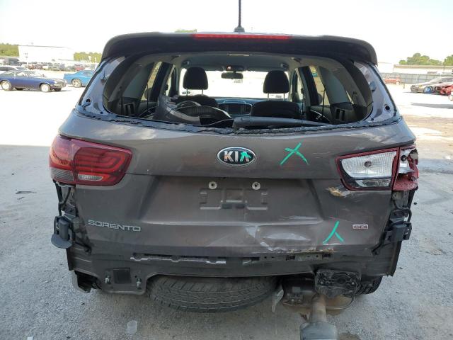 5XYPG4A36LG643736 - 2020 KIA SORENTO L BROWN photo 6