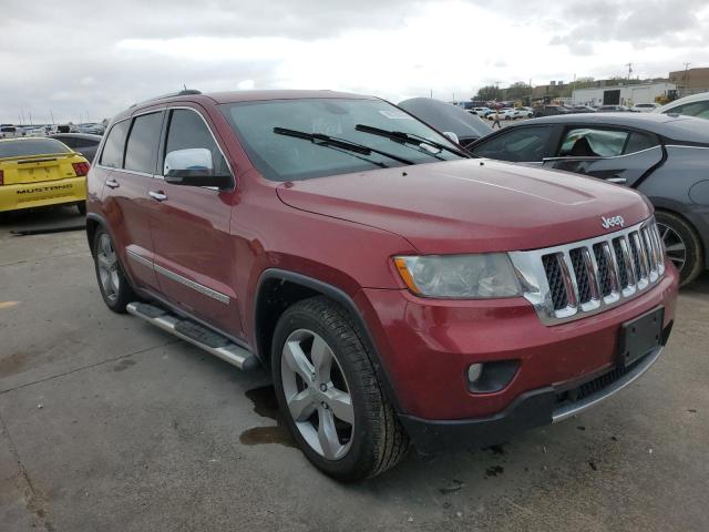 1C4RJFCT2DC642088 - 2013 JEEP GRAND CHER OVERLAND MAROON photo 4