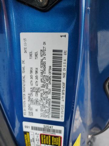 5TFSZ5AN6GX008658 - 2016 TOYOTA TACOMA ACCESS CAB ლურჯი ფოტო 12