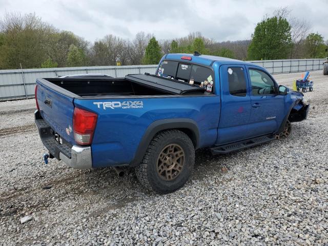 5TFSZ5AN6GX008658 - 2016 TOYOTA TACOMA ACCESS CAB BLUE photo 3