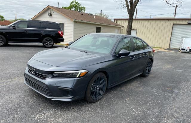 2HGFE2F57NH543182 - 2022 HONDA CIVIC SPORT 灰色 照片 2