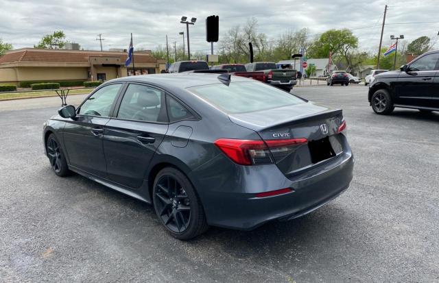 2HGFE2F57NH543182 - 2022 HONDA CIVIC SPORT 灰色 照片 3