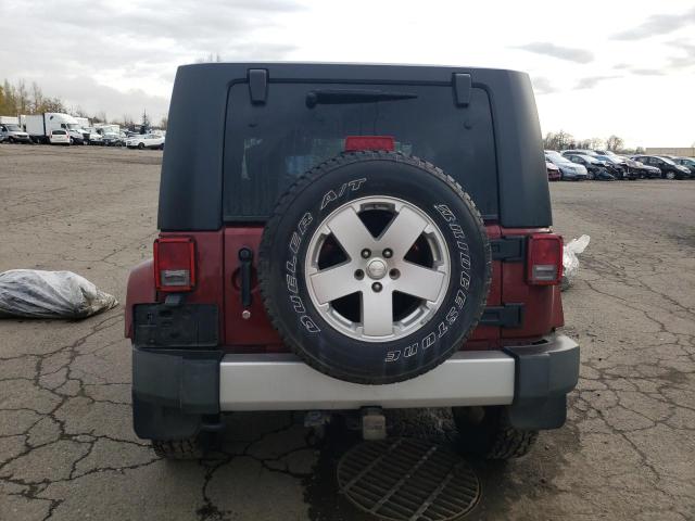 1J4AA5D1XAL117516 - 2010 JEEP WRANGLER SAHARA MAROON photo 6