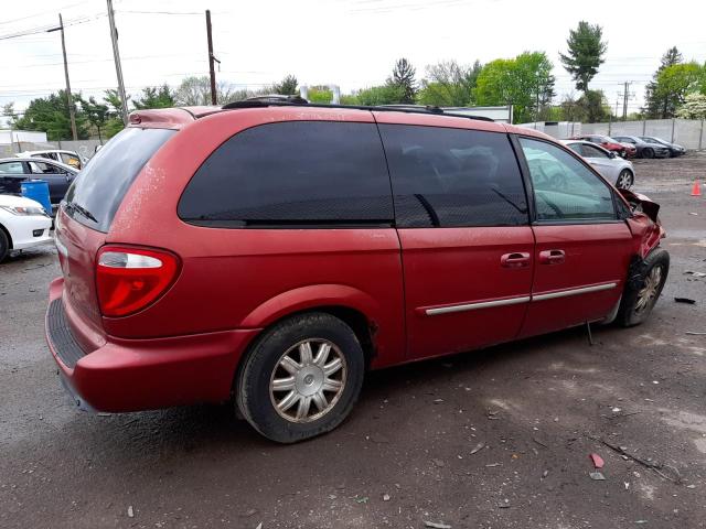 2A8GP54L96R884913 - 2006 CHRYSLER TOWN & COU TOURING Qırmızı foto 3