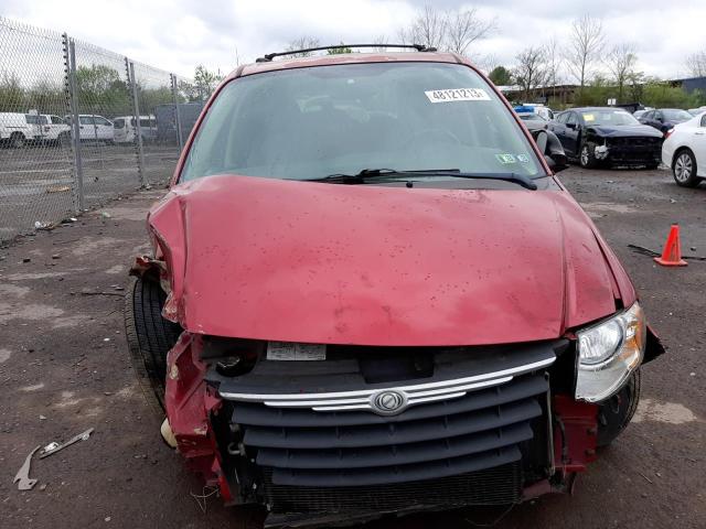 2A8GP54L96R884913 - 2006 CHRYSLER TOWN & COU TOURING Qırmızı foto 5