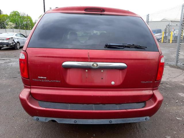 2A8GP54L96R884913 - 2006 CHRYSLER TOWN & COU TOURING Qırmızı foto 6