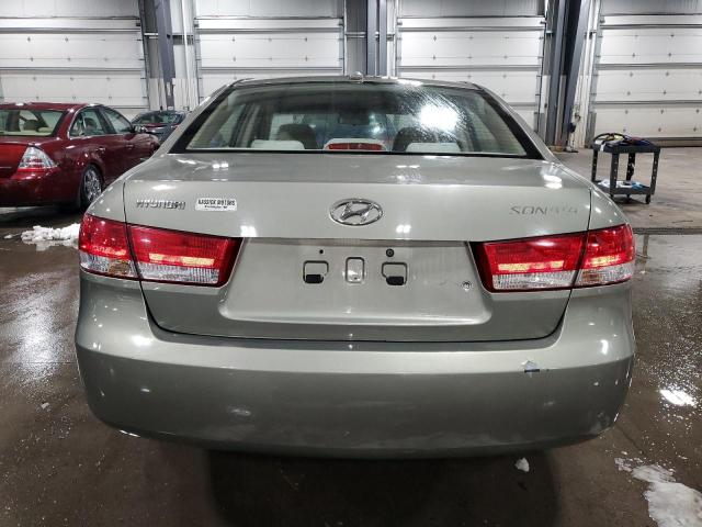 5NPET46C37H287594 - 2007 HYUNDAI SONATA GLS GREEN photo 6