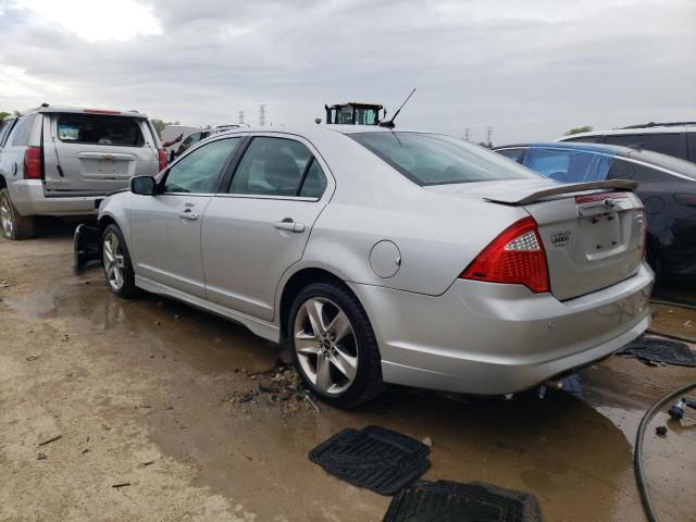 3FAHP0DC5AR408617 - 2010 FORD FUSION SPORT SILVER photo 2