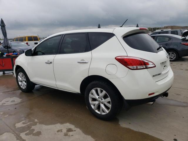 JN8AZ1MU6EW411330 - 2014 NISSAN MURANO S WHITE photo 2