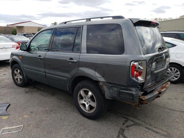 2HKYF18457H534316 - 2007 HONDA PILOT EX GRAY photo 2