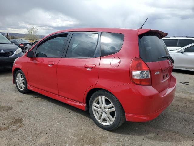 JHMGD38638S056381 - 2008 HONDA FIT SPORT RED photo 2