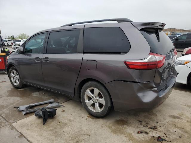 5TDKK3DC1FS642113 - 2015 TOYOTA SIENNA LE GRAY photo 2