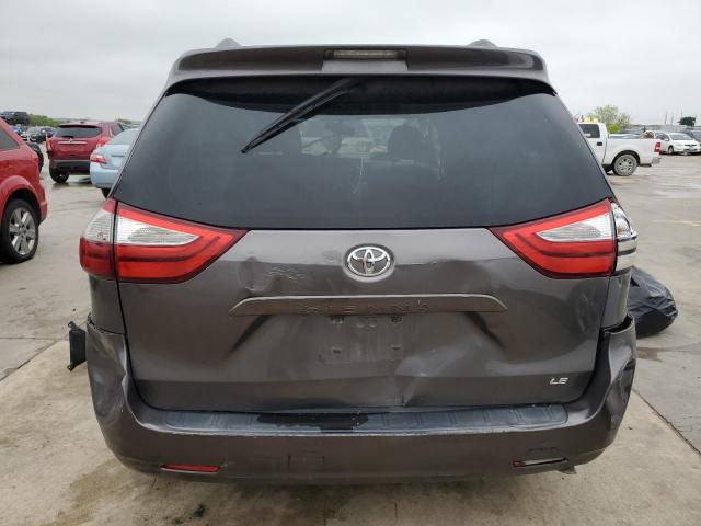 5TDKK3DC1FS642113 - 2015 TOYOTA SIENNA LE GRAY photo 6