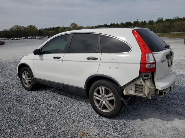 5J6RE4H39AL010969 - 2010 HONDA CR-V LX WHITE photo 2