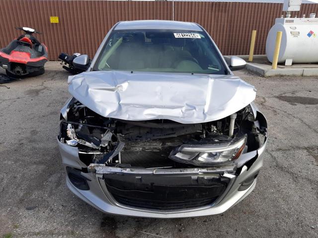 1G1JG6SB1L4118422 - 2020 CHEVROLET SONIC SILVER photo 5