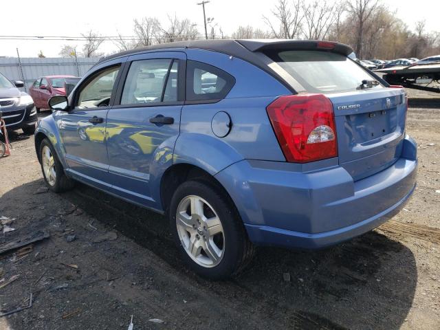 1B3HB48B77D561245 - 2007 DODGE CALIBER SXT BLUE photo 2