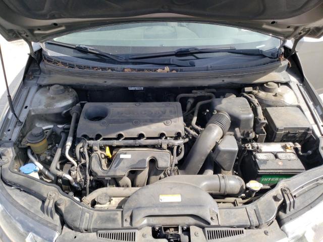 KNAFU5A21B5433910 - 2011 KIA FORTE EX GRAY photo 11