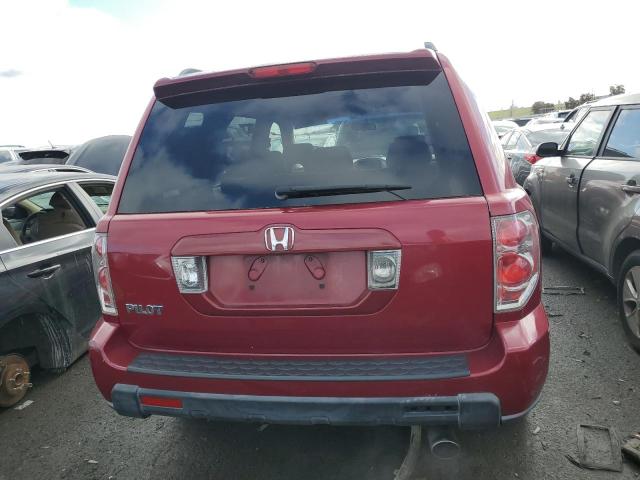 5FNYF28446B025823 - 2006 HONDA PILOT EX BURGUNDY photo 6