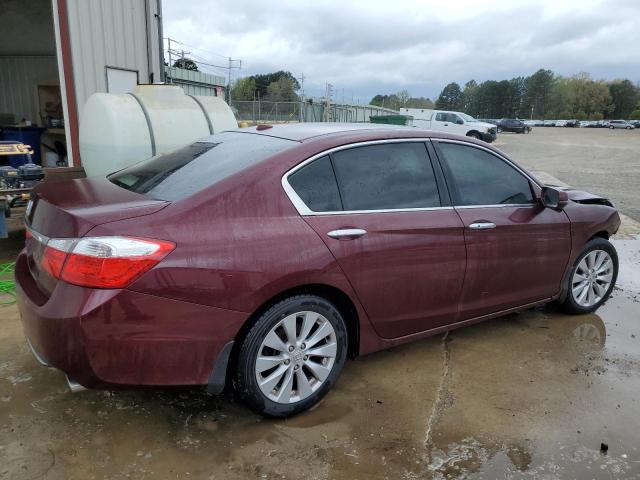 1HGCR2F84EA009511 - 2014 HONDA ACCORD EXL BURGUNDY photo 3