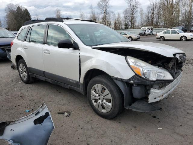 4S4BRCAC7D3264146 - 2013 SUBARU OUTBACK 2.5I WHITE photo 4