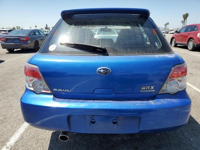 JF1GG79616G816666 - 2006 SUBARU IMPREZA WRX SPORT BLUE photo 6