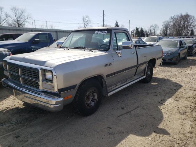 1B7GE16Y7MS275734 - 1991 DODGE D-SERIES D150 SILVER photo 1