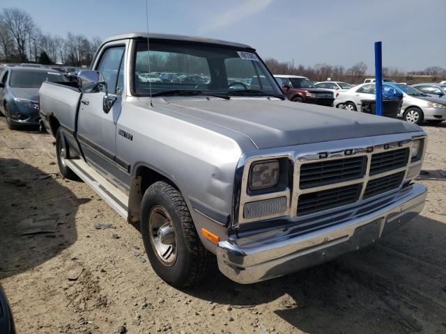 1B7GE16Y7MS275734 - 1991 DODGE D-SERIES D150 SILVER photo 4