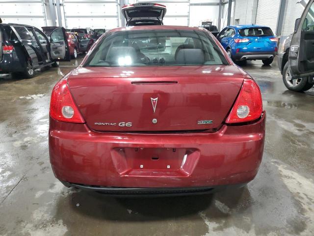 1G2ZA5E09A4108108 - 2010 PONTIAC G6 RED photo 6