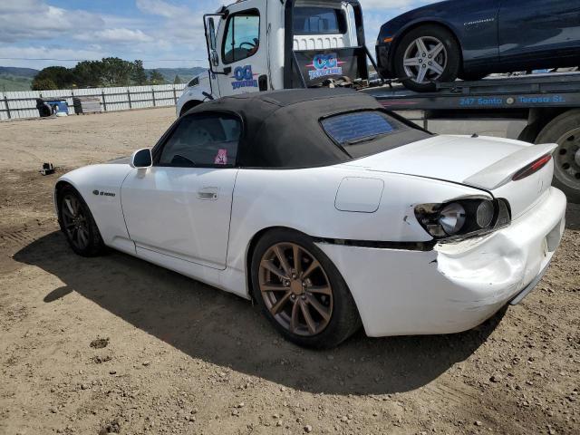 JHMAP11432T003479 - 2002 HONDA S2000 WHITE photo 2