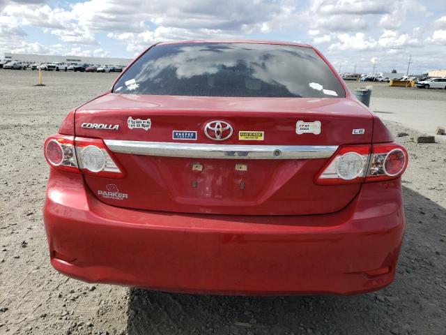 JTDBU4EE0DJ121152 - 2013 TOYOTA COROLLA BASE RED photo 6