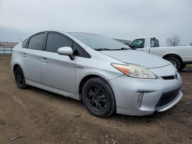 JTDKN3DU9F1914551 - 2015 TOYOTA PRIUS SILVER photo 4