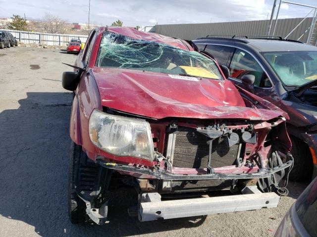 5TEUX42N96Z169083 - 2006 TOYOTA TACOMA ACCESS CAB RED photo 5