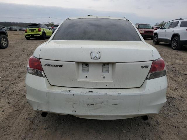 1HGCP36818A037296 - 2008 HONDA ACCORD EXL WHITE photo 6