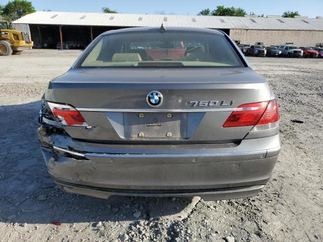 WBAHN83517DT72053 - 2007 BMW 750 GRAY photo 6