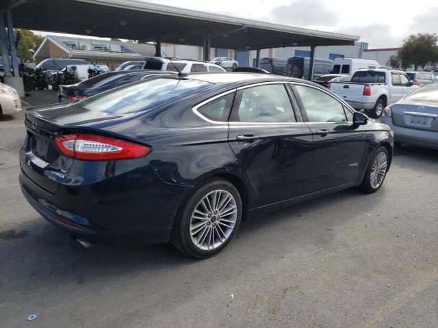 3FA6P0LUXER122642 - 2014 FORD FUSION SE HYBRID BLACK photo 3