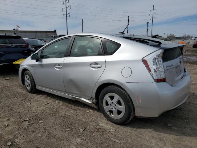 JTDKN3DU2B5322380 - 2011 TOYOTA PRIUS SILVER photo 2