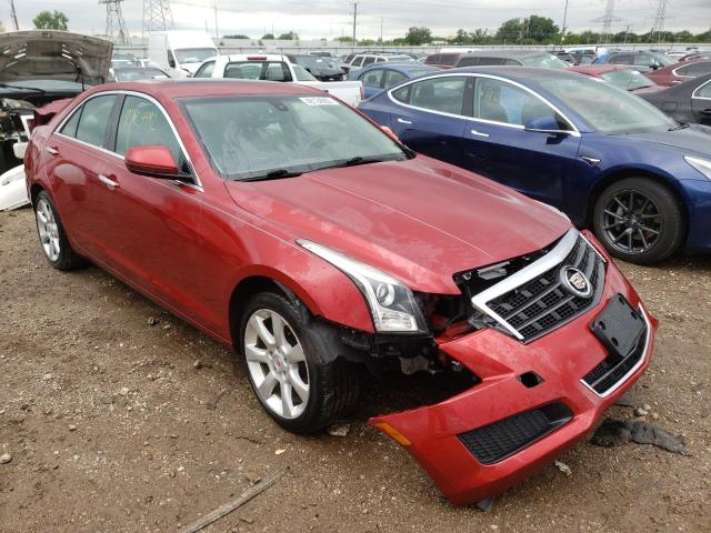 1G6AG5RX3E0109351 - 2014 CADILLAC ATS RED photo 1