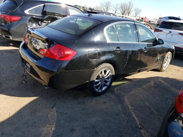 JNKBV61F28M265974 - 2008 INFINITI G35 BLACK photo 3