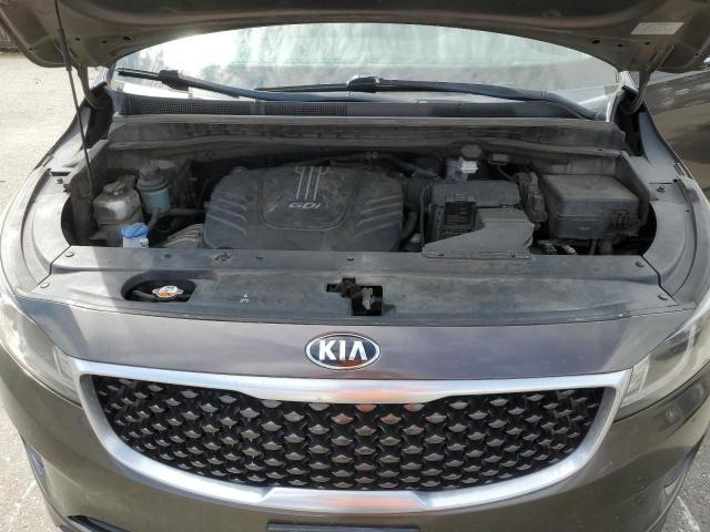 KNDMC5C10F6025917 - 2015 KIA SEDONA EX BROWN photo 12