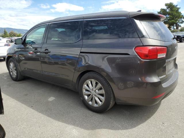 KNDMC5C10F6025917 - 2015 KIA SEDONA EX BROWN photo 2