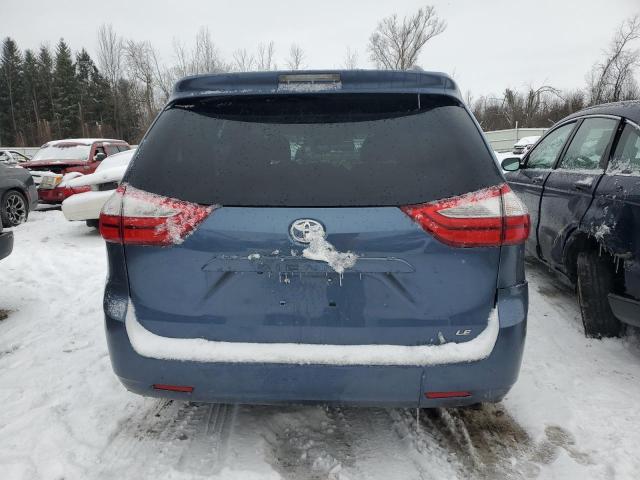 5TDKK3DC2FS643867 - 2015 TOYOTA SIENNA LE BLUE photo 6