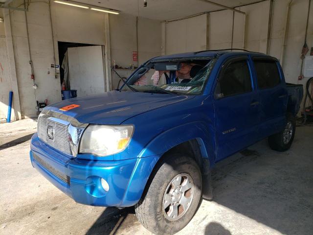 3TMJU62N19M072498 - 2009 TOYOTA TACOMA DOUBLE CAB PRERUNNER BLUE photo 1