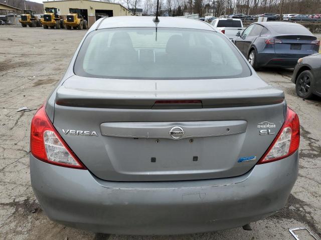 3N1CN7APXEL856115 - 2014 NISSAN VERSA S SILVER photo 6