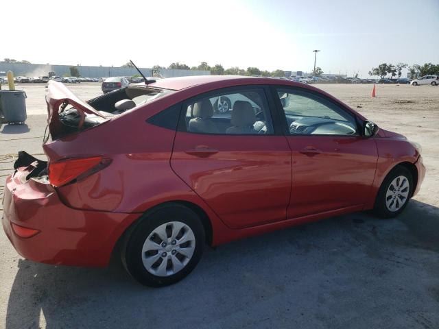 KMHCT4AE6GU083180 - 2016 HYUNDAI ACCENT SE RED photo 3